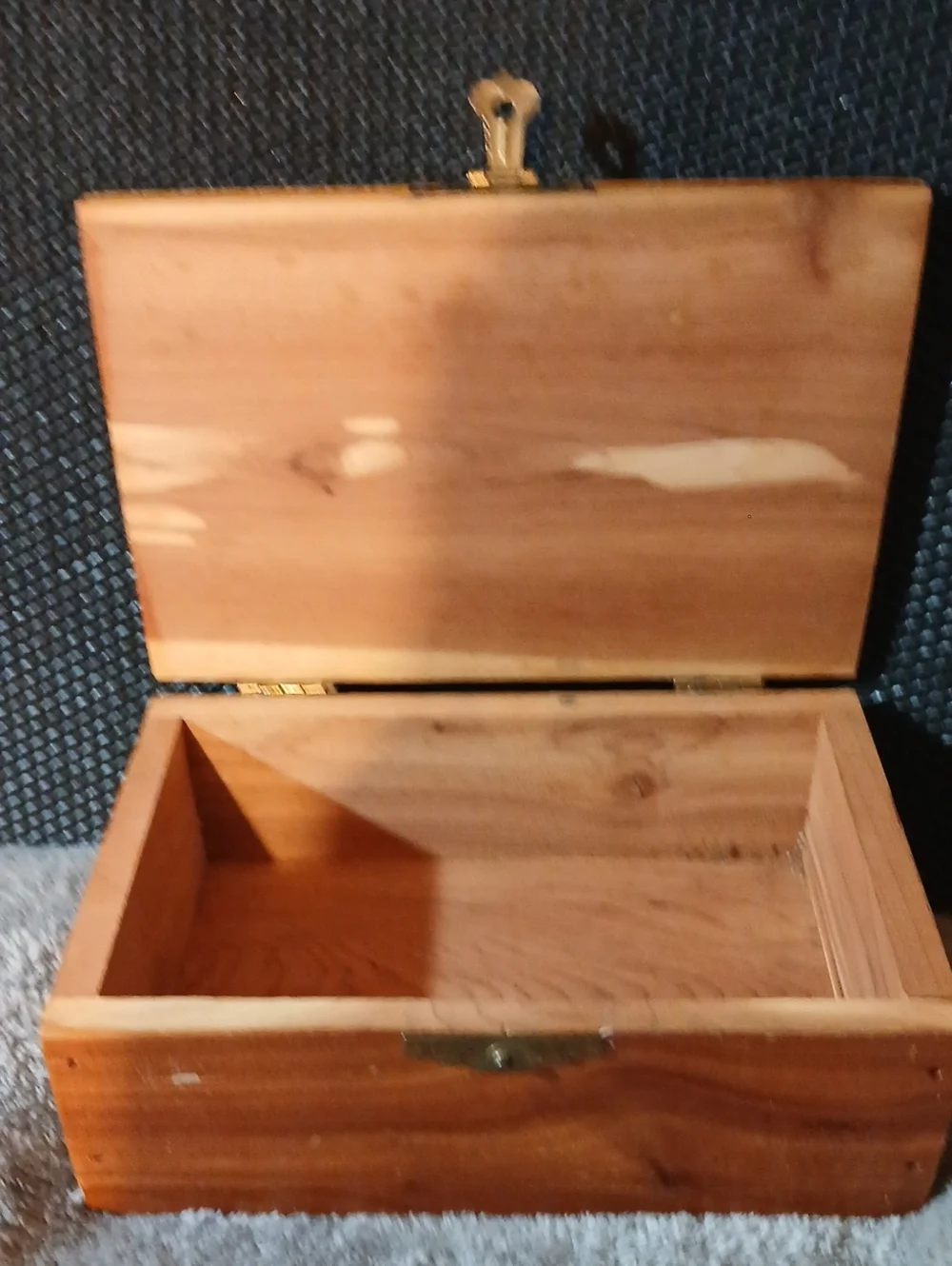 Vintage Wooden 'Mother' Keepsake Box - Cedar